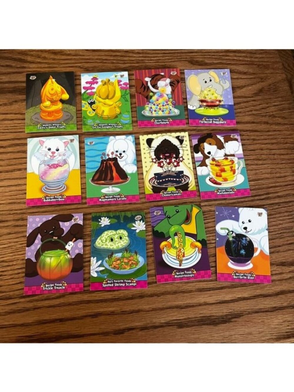 Webkinz Set of 12 Card Lot